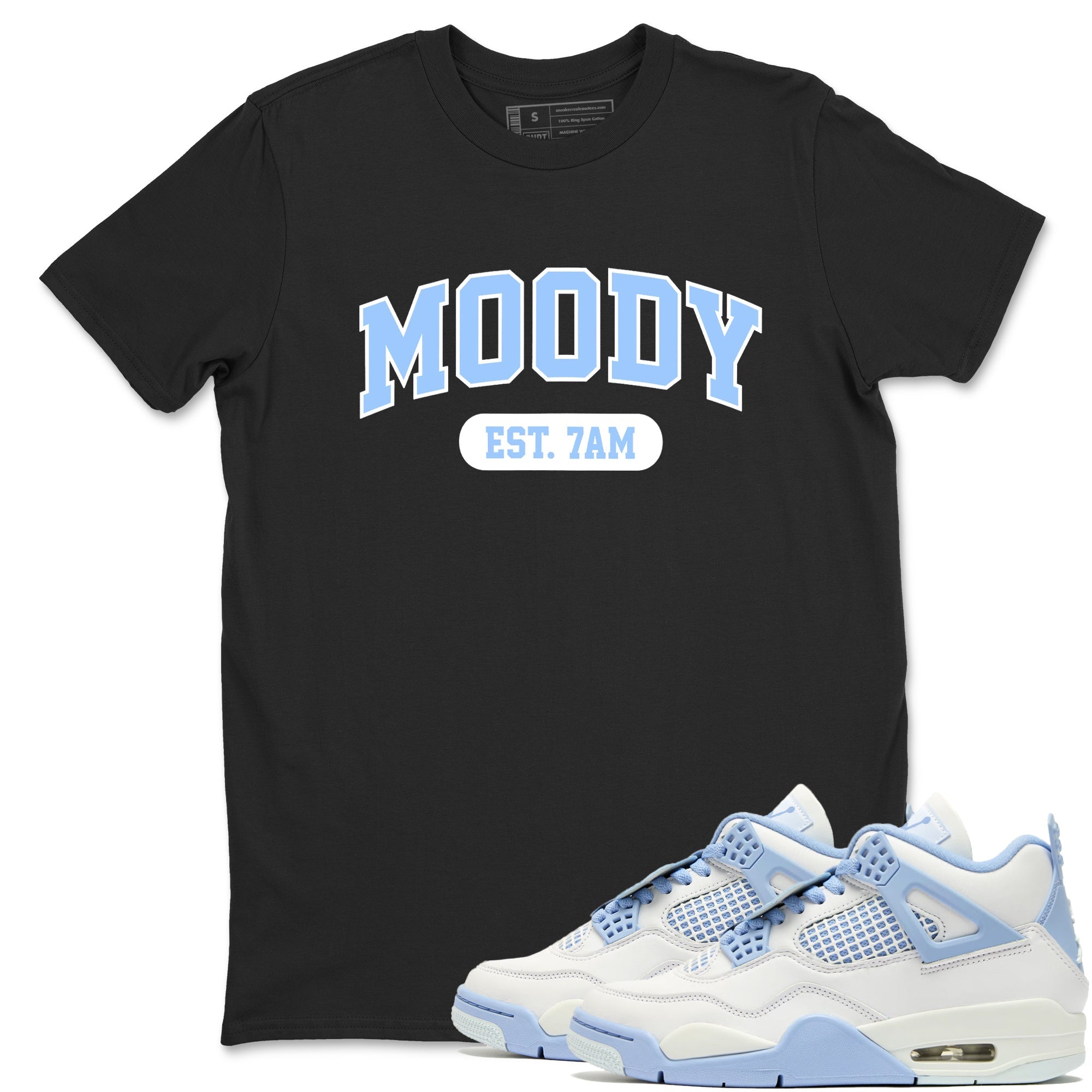 Moody snkmatch Tees - Air Jordan 4 Aluminum