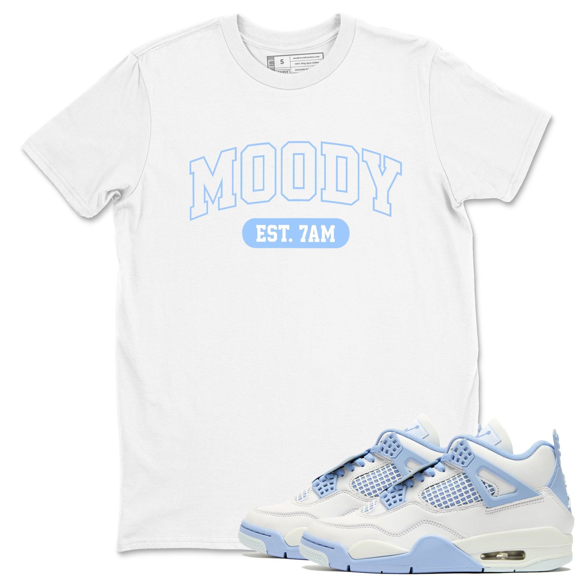 Moody snkmatch Tees - Air Jordan 4 Aluminum