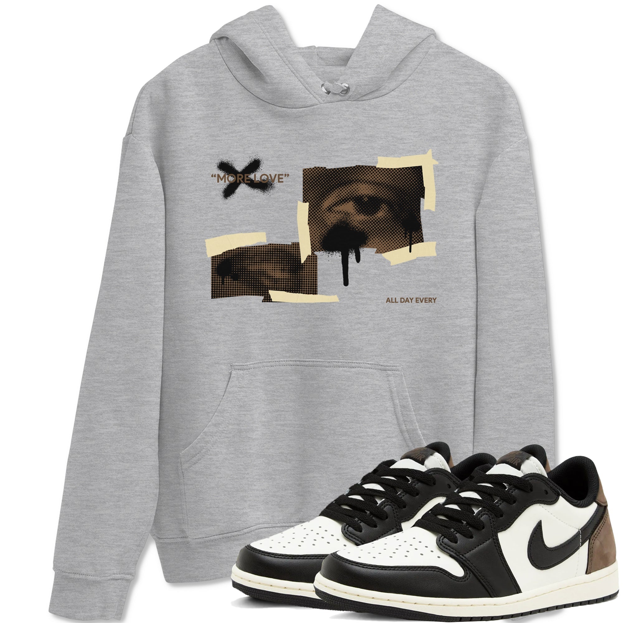 More Love snkmatch Tees - Air Jordan 1 Mocha