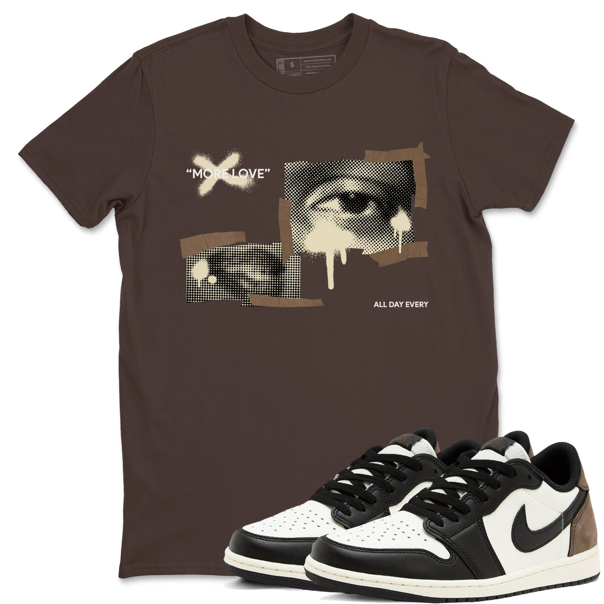 More Love snkmatch Tees - Air Jordan 1 Mocha
