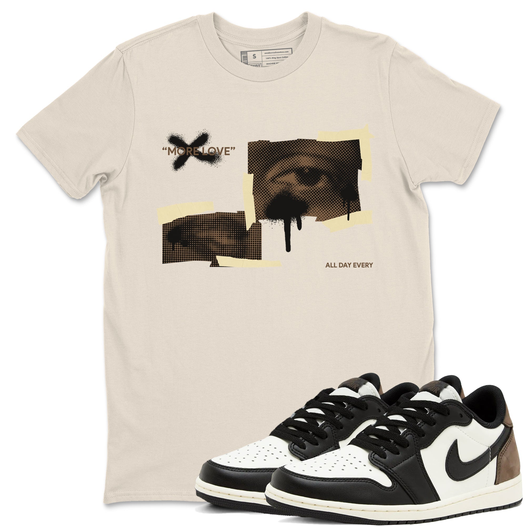 More Love snkmatch Tees - Air Jordan 1 Mocha