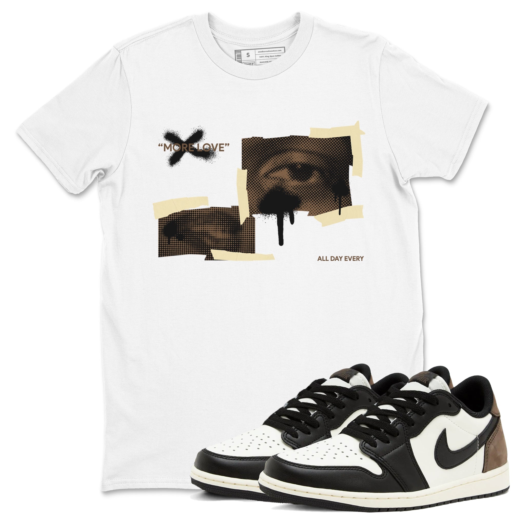 More Love snkmatch Tees - Air Jordan 1 Mocha