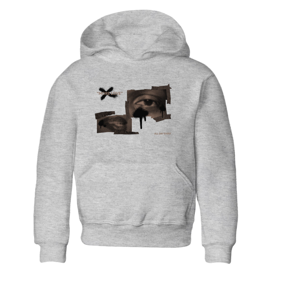 More Love snkmatch Tees Kids - Air Jordan 1 Travis Scott Velvet Brown