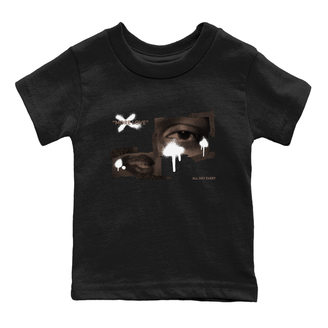 More Love snkmatch Tees Kids - Air Jordan 1 Travis Scott Velvet Brown