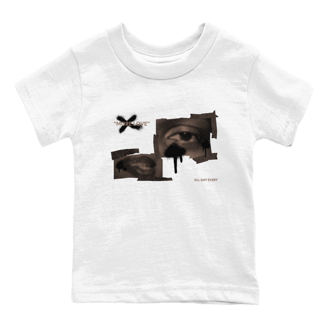 More Love snkmatch Tees Kids - Air Jordan 1 Travis Scott Velvet Brown
