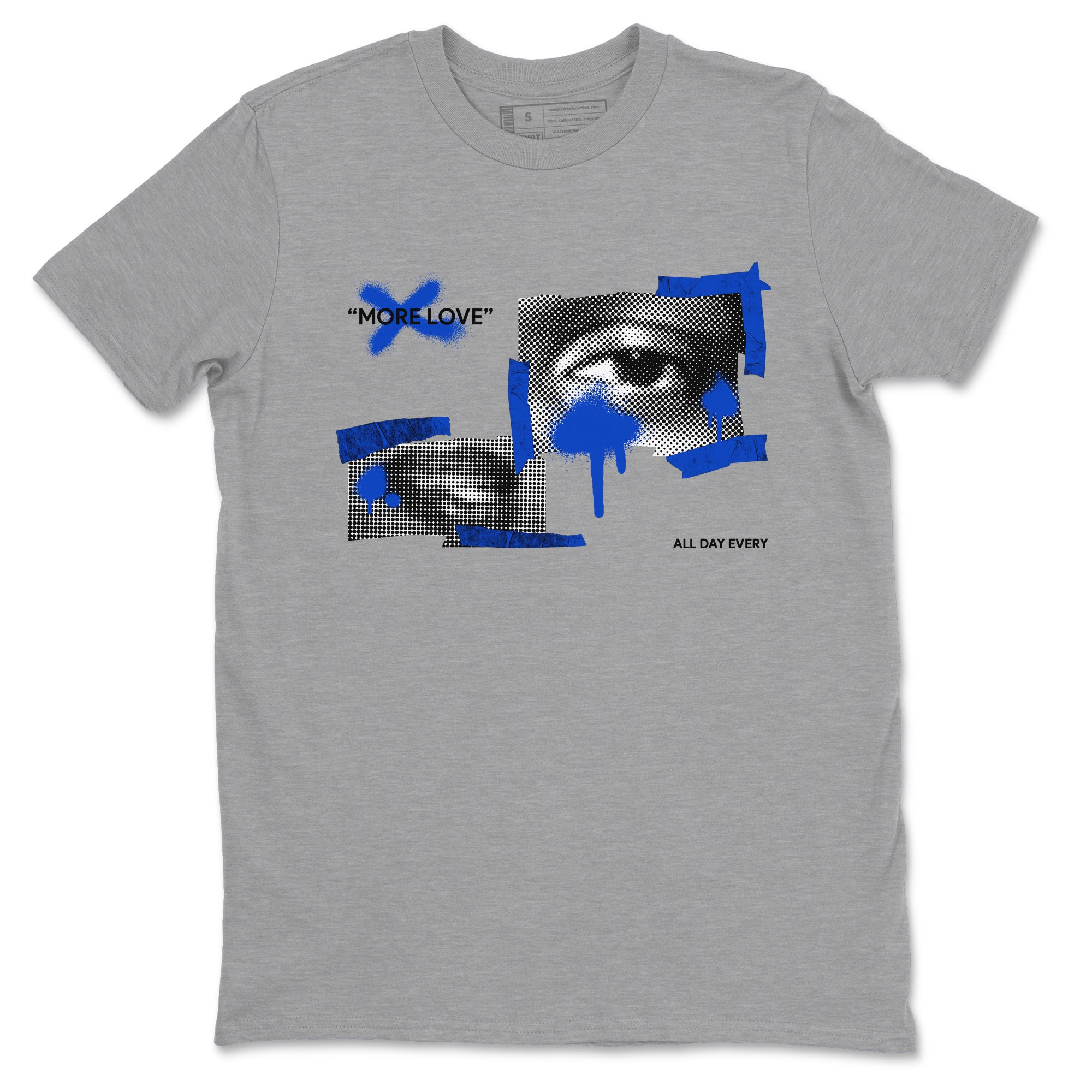 More Love snkmatch Tees - Air Jordan 12 Blueberry