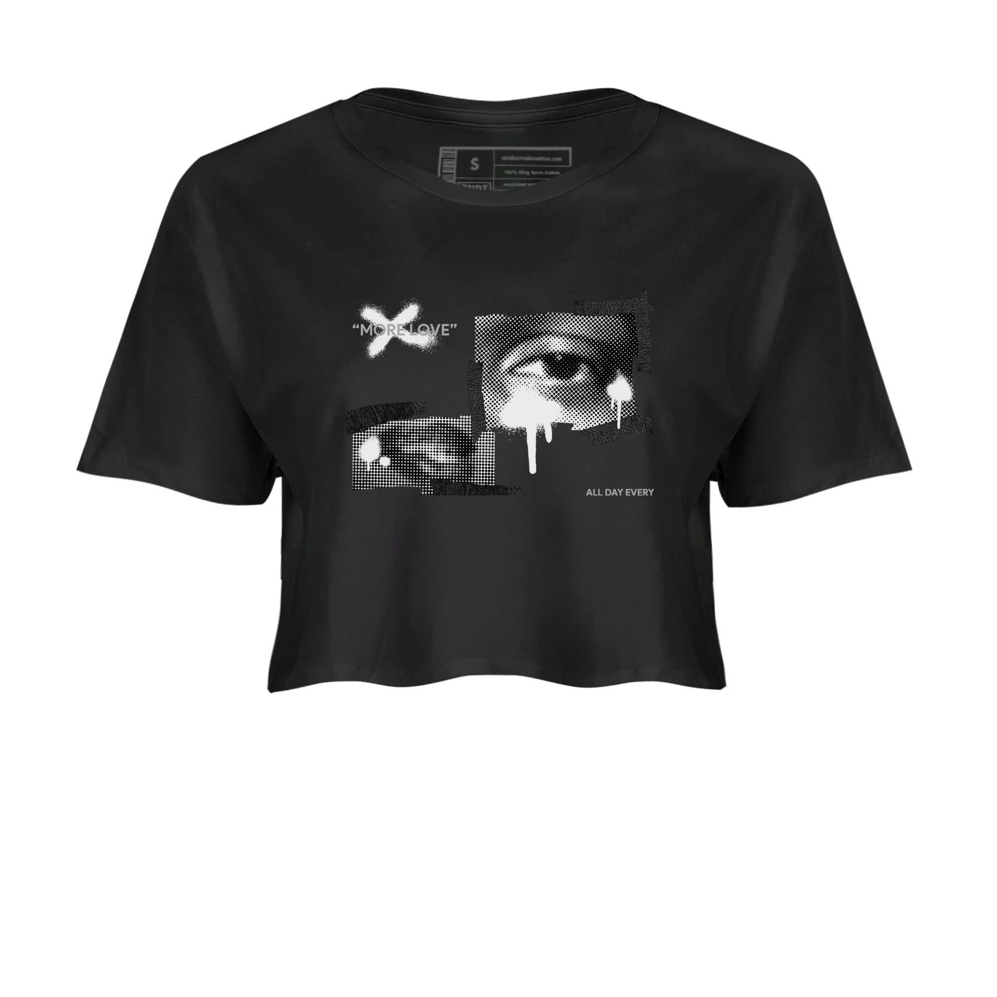 More Love snkmatch Women's Top - Air Jordan 3 Black Cat