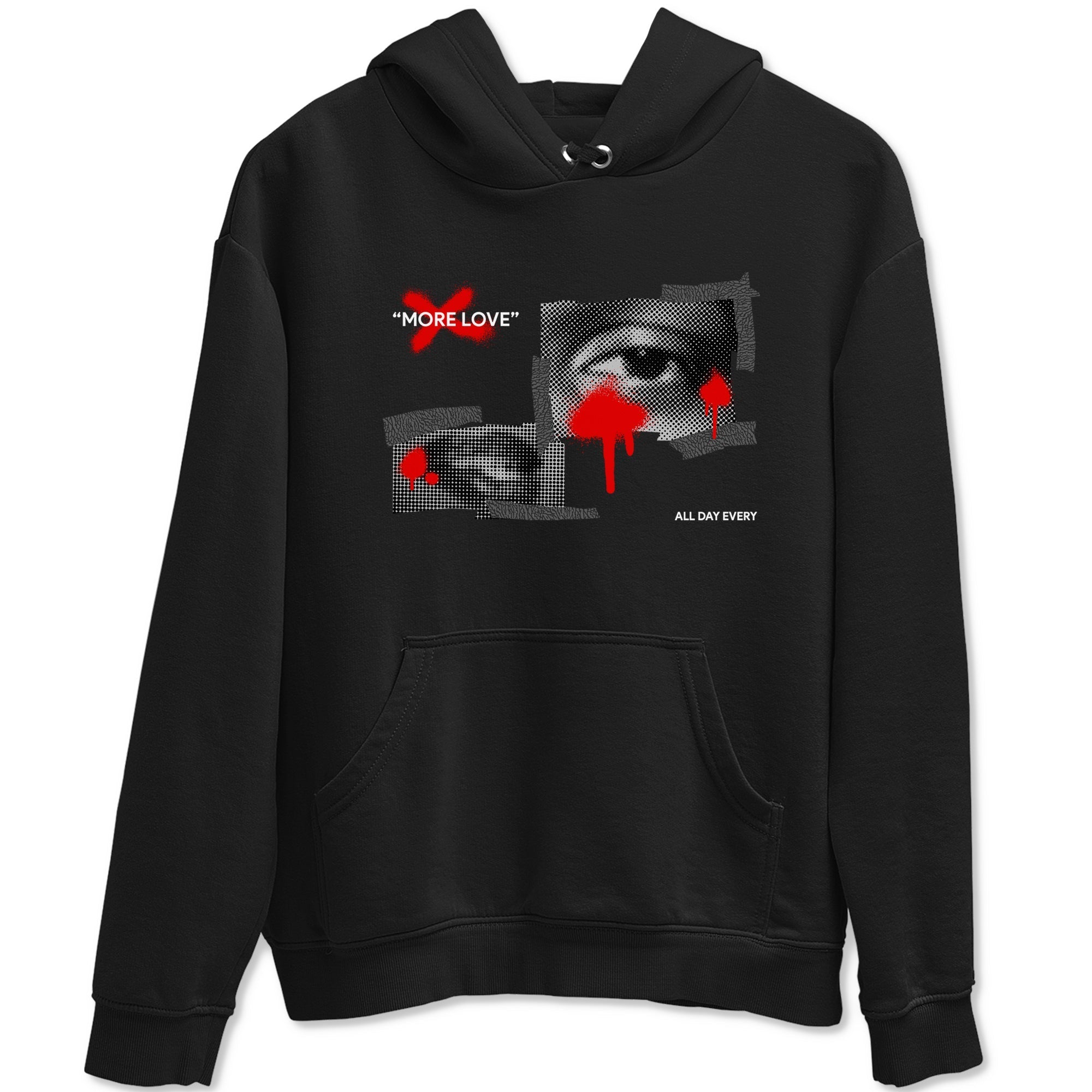More Love snkmatch Tees - Air Jordan 3 Black Cement