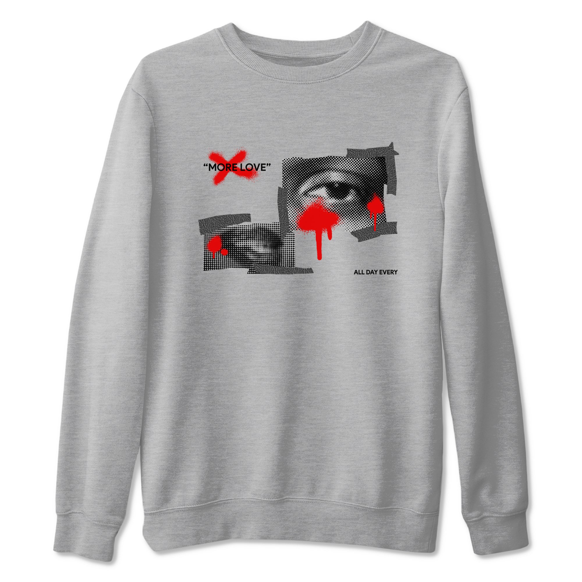 More Love snkmatch Tees - Air Jordan 3 Black Cement