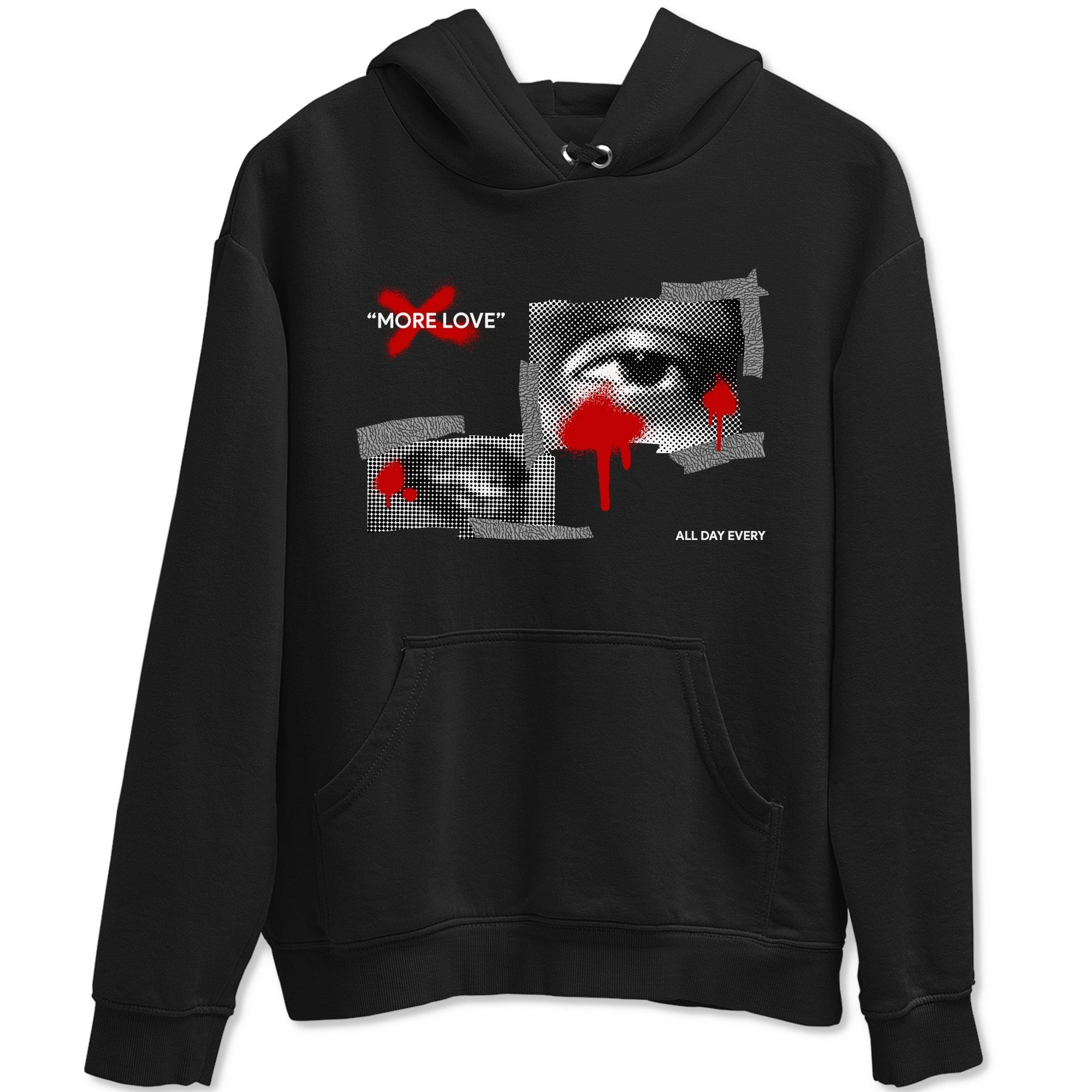 More Love snkmatch Tees - Air Jordan 3 Cement Grey