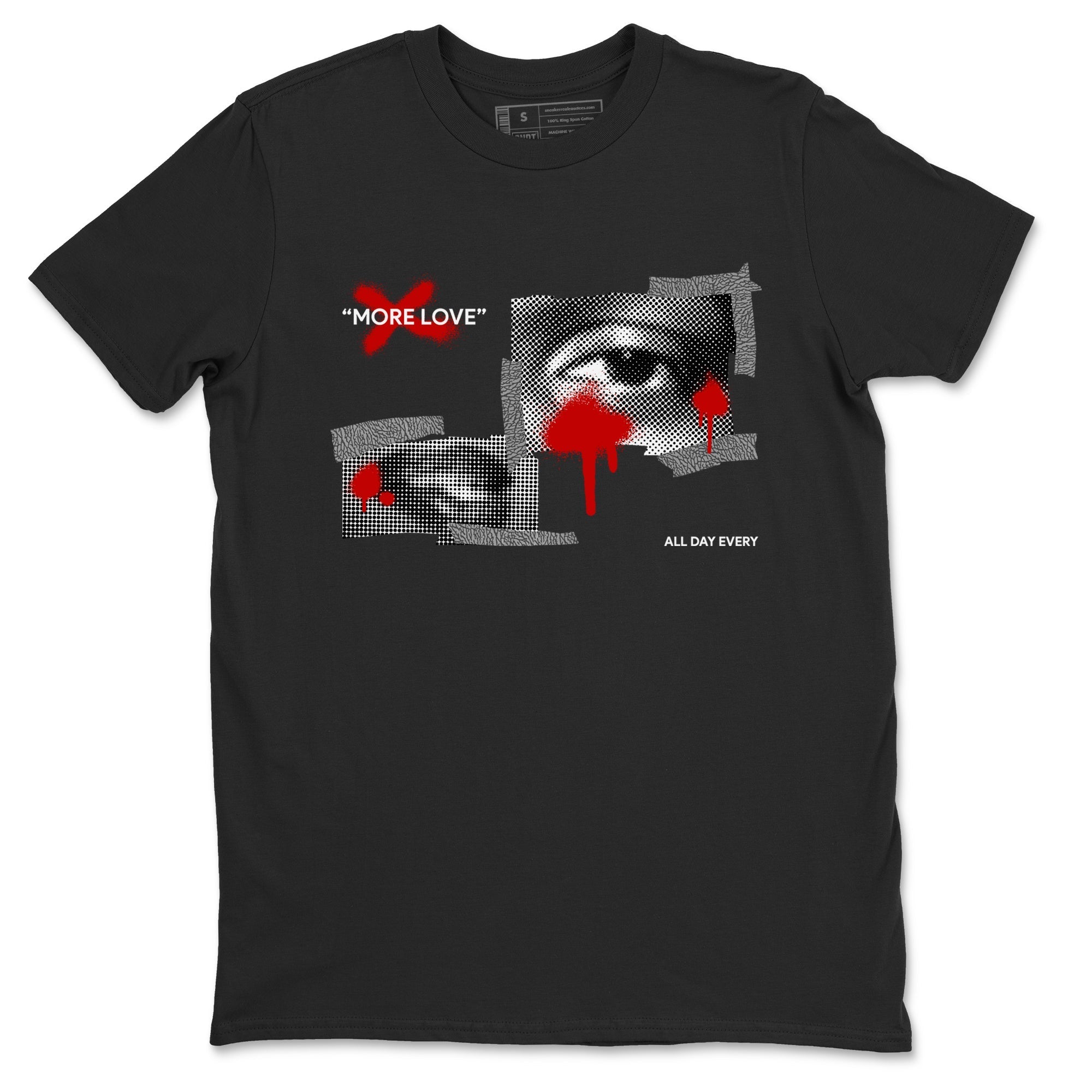 More Love snkmatch Tees - Air Jordan 3 Cement Grey