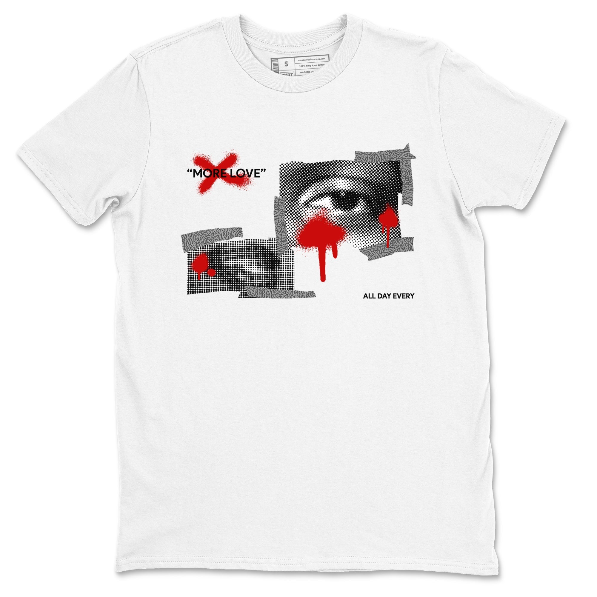 More Love snkmatch Tees - Air Jordan 3 Cement Grey