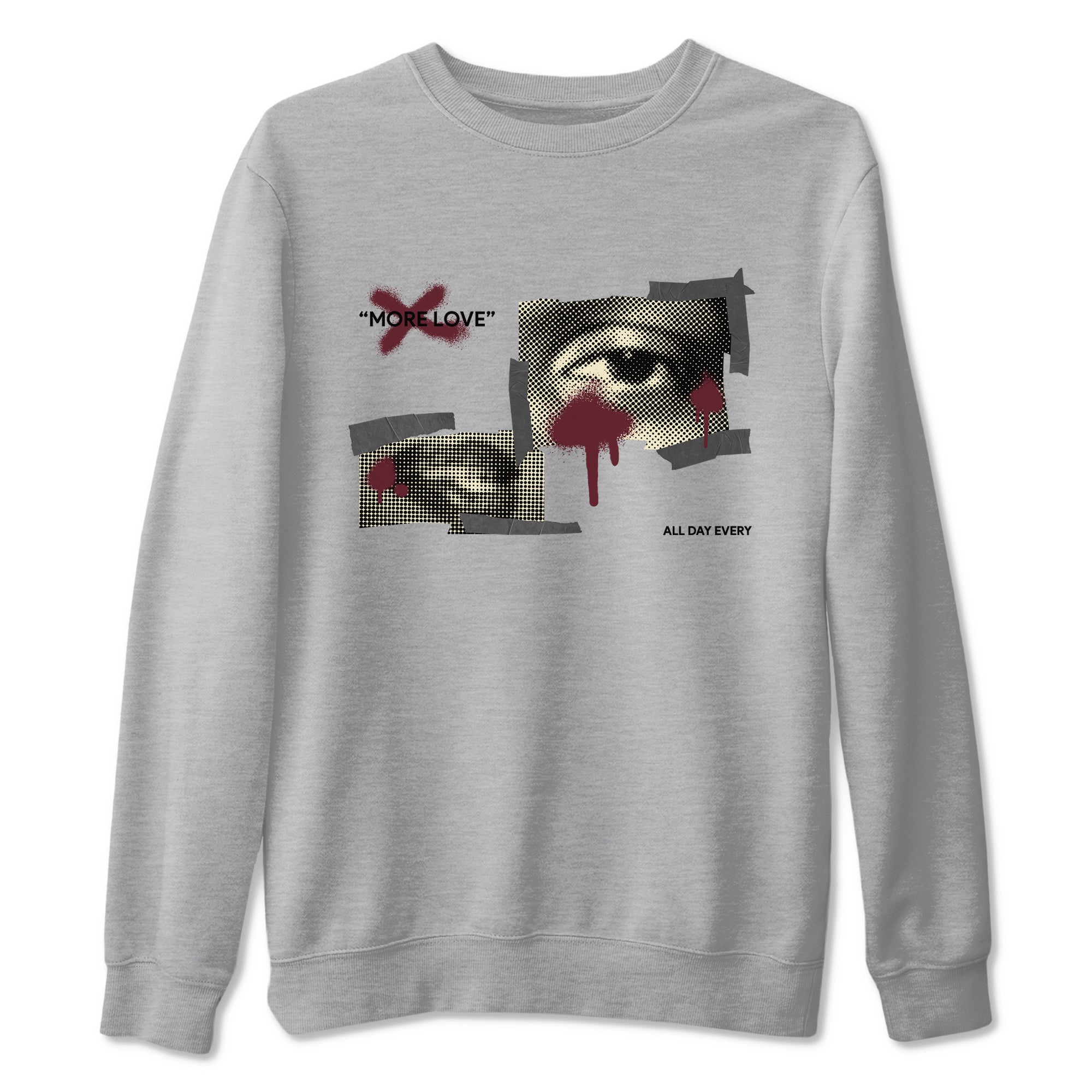 More Love snkmatch Tees - Air Jordan 4 A Ma Maniere x Fossil Stone