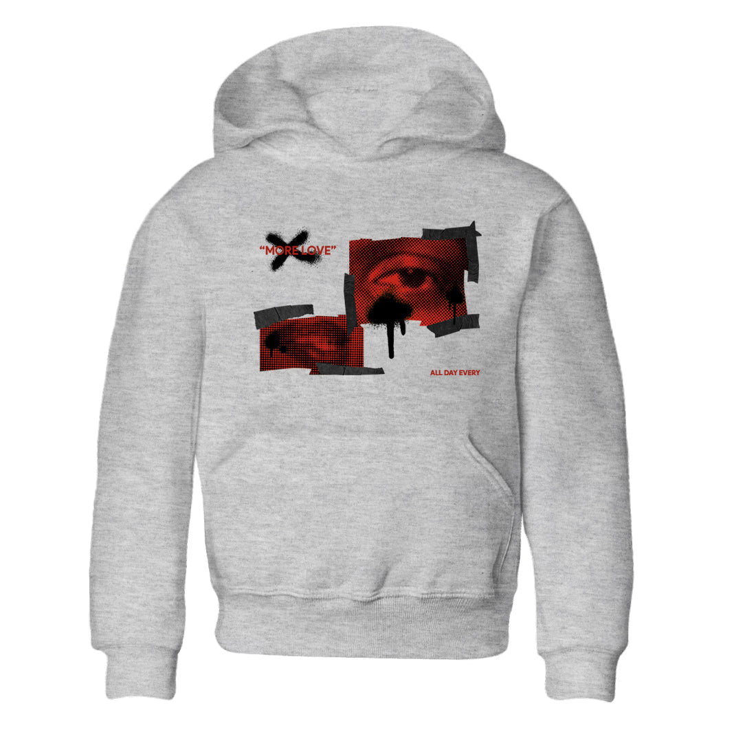 More Love snkmatch Tees Kids - Air Jordan 4 Brick By Brick