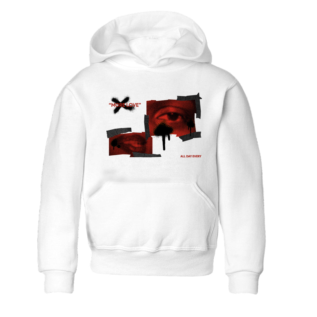 More Love snkmatch Tees Kids - Air Jordan 4 Brick By Brick