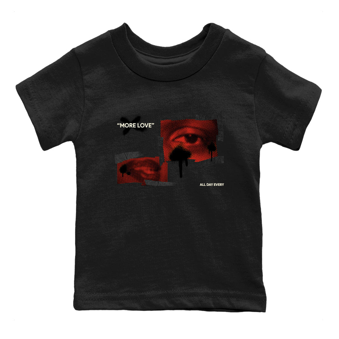 More Love snkmatch Tees Kids - Air Jordan 4 Brick By Brick
