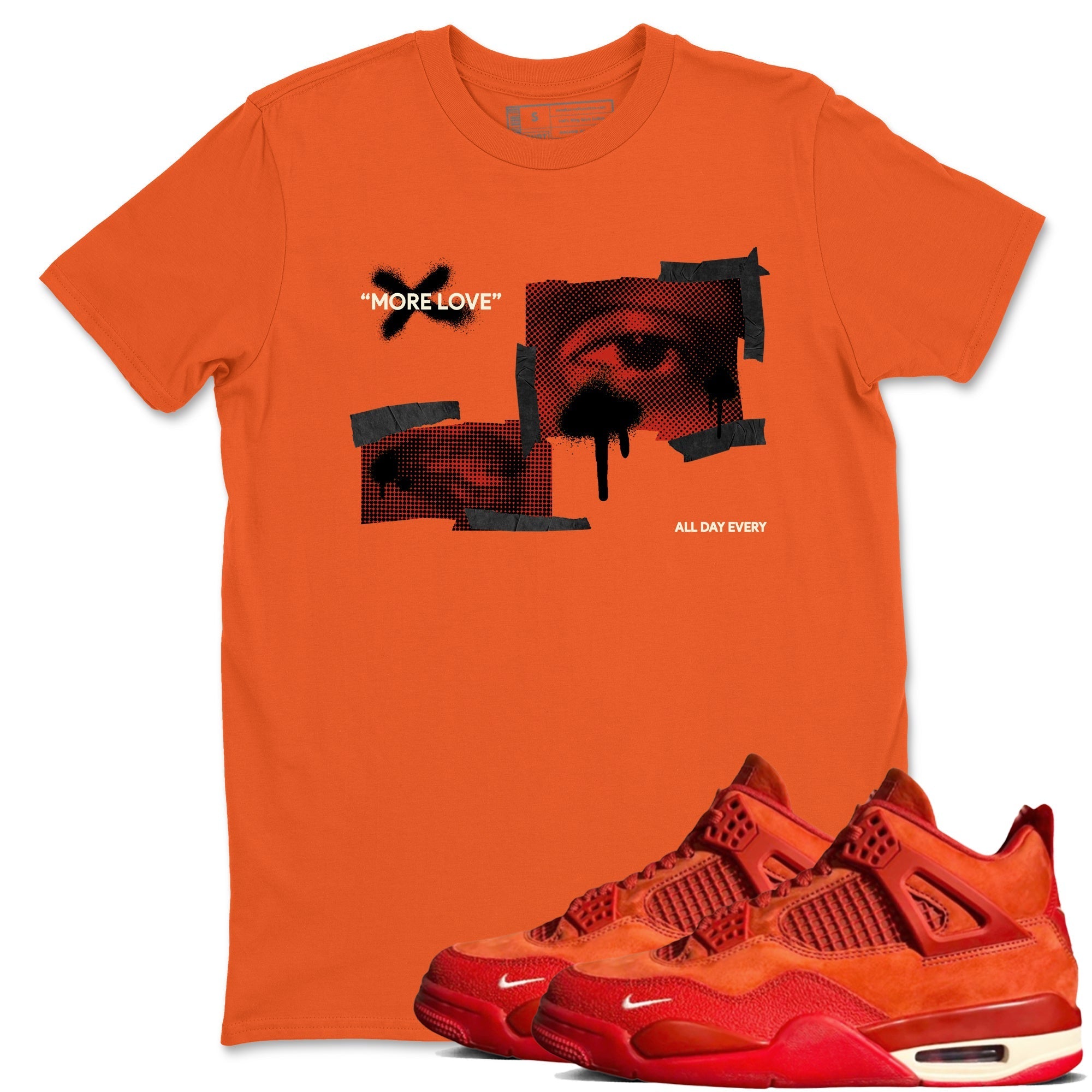 More Love snkmatch Tees - Air Jordan 4 Brick By Brick