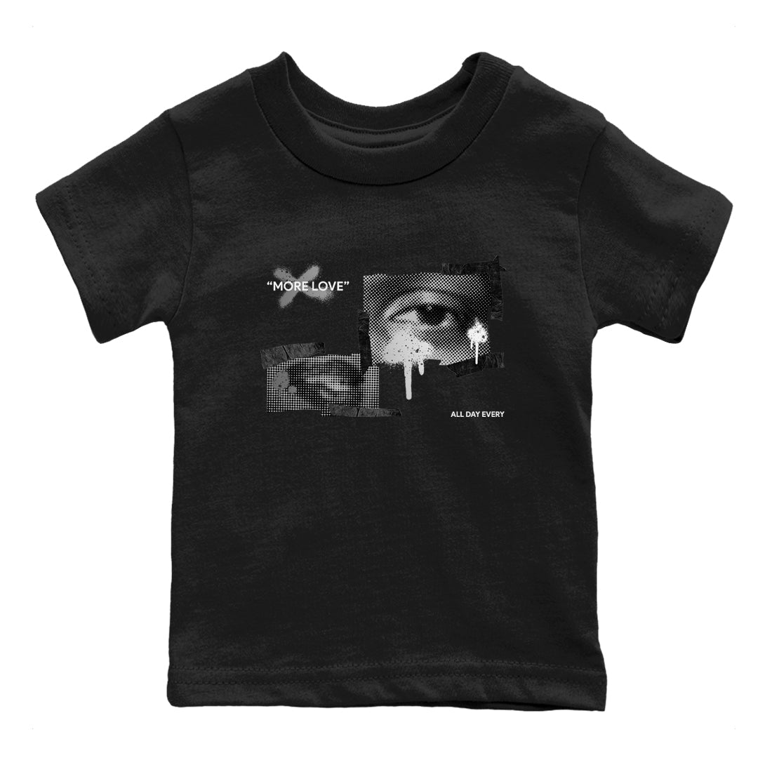 More Love snkmatch Tees Kids - Air Jordan 4 Fear