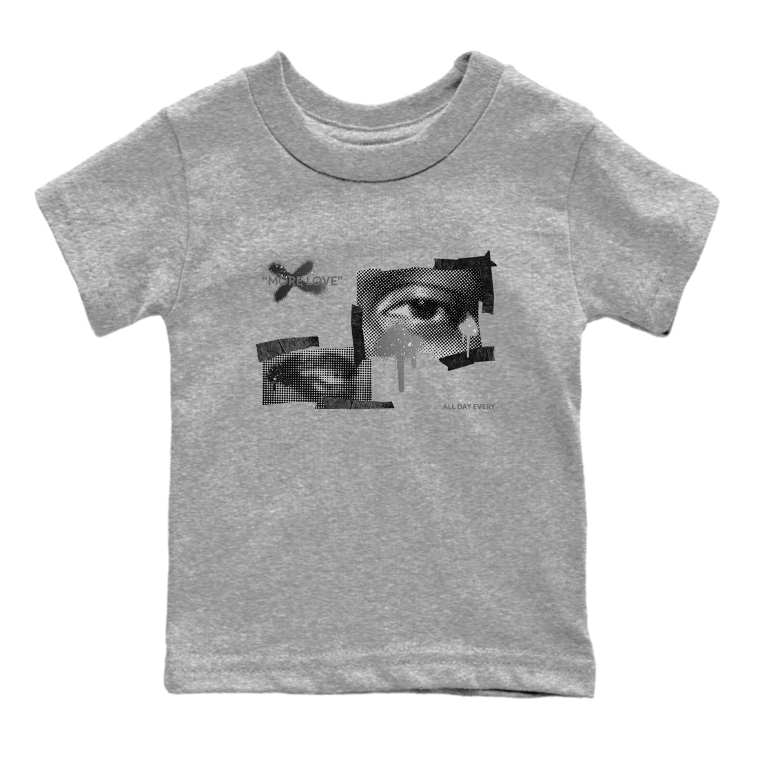 More Love snkmatch Tees Kids - Air Jordan 4 Fear