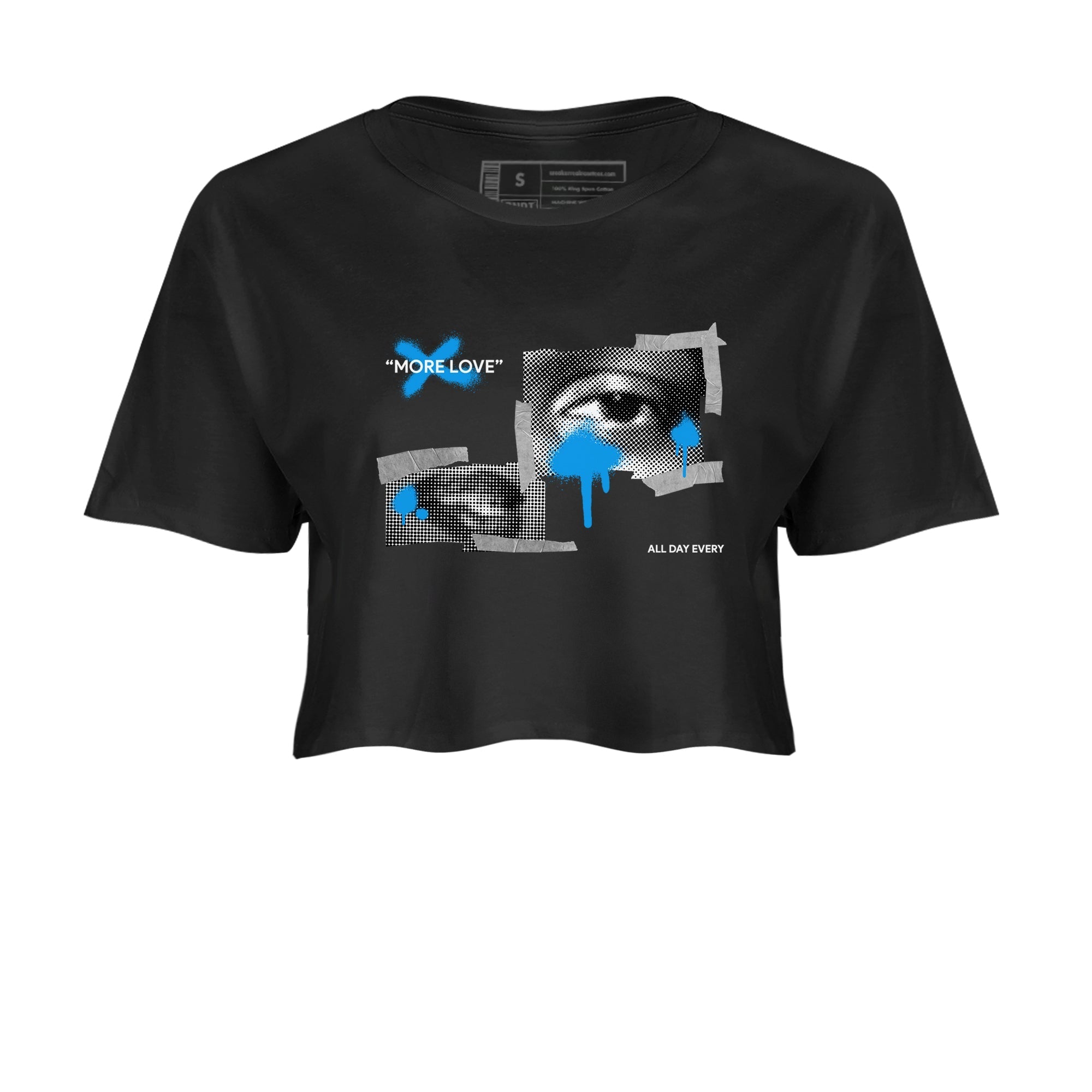 More Love snkmatch Women's Top - Air Jordan 4 Military Blue