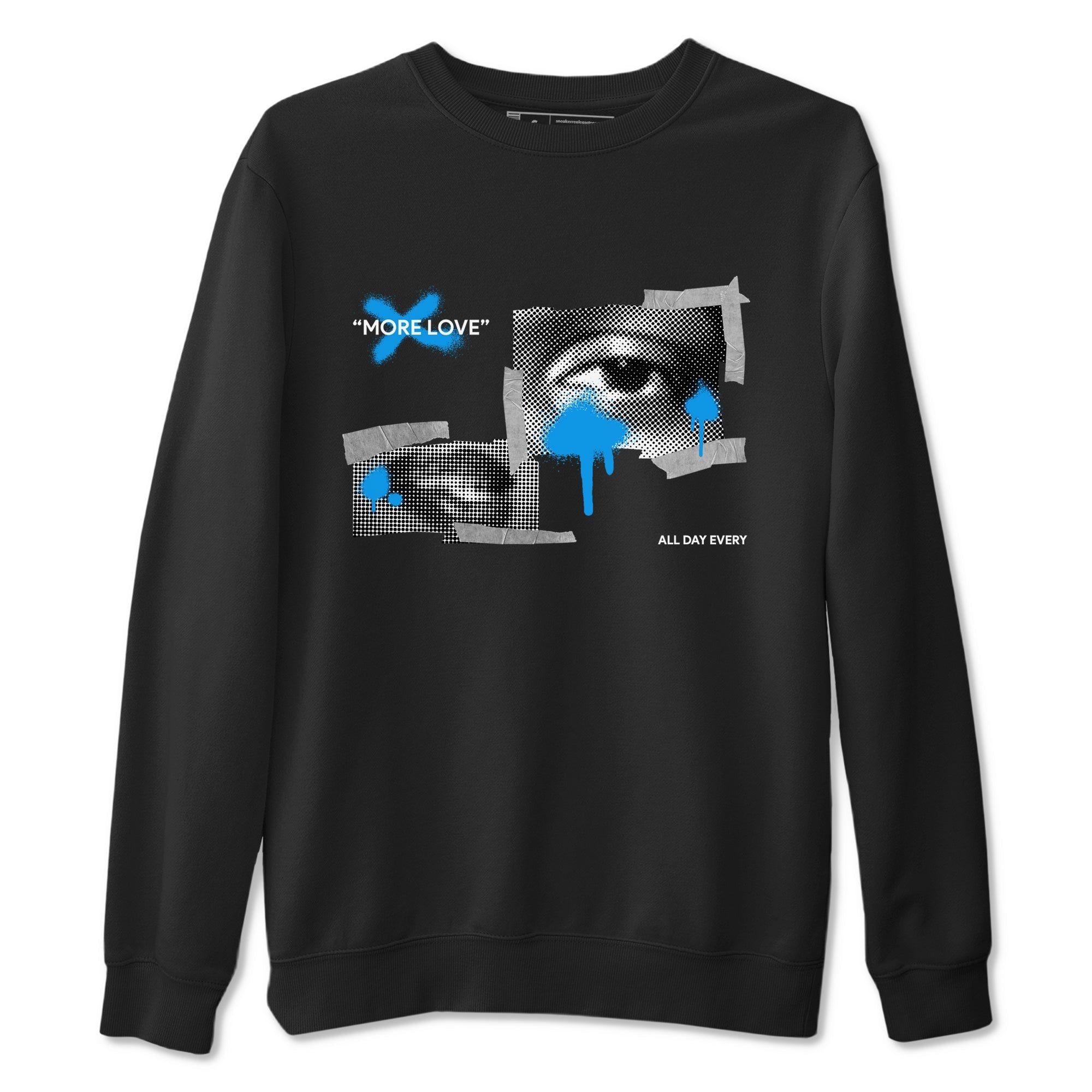 More Love snkmatch Tees - Air Jordan 4 Military Blue