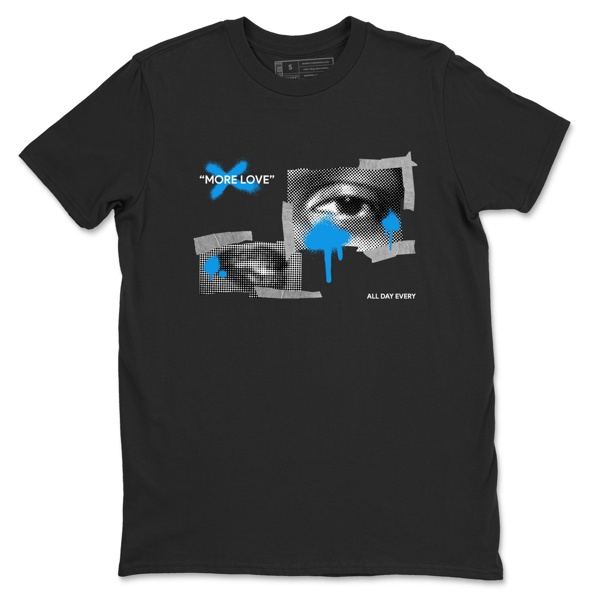 More Love snkmatch Tees - Air Jordan 4 Military Blue