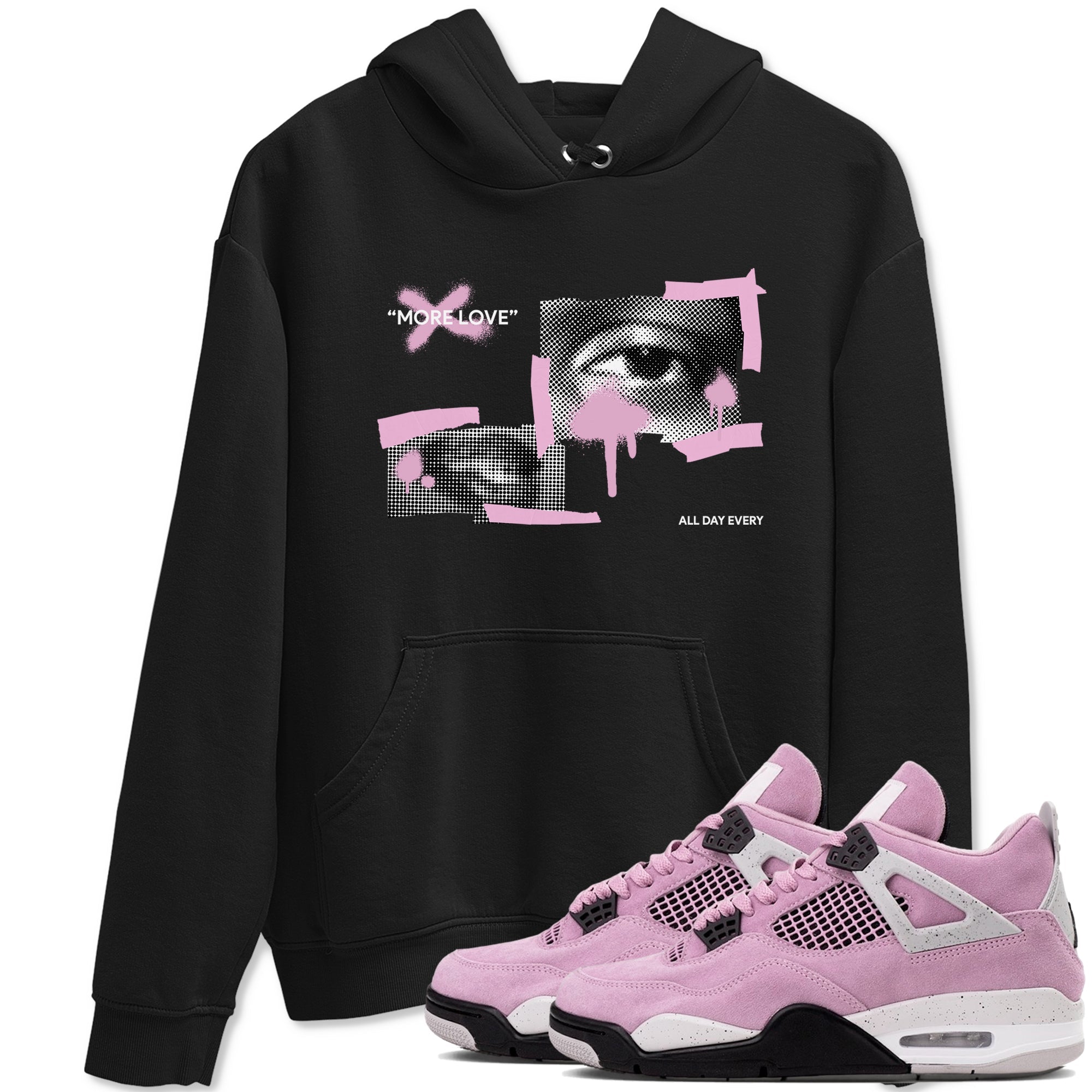 More Love snkmatch Tees - Air Jordan 4 Orchid
