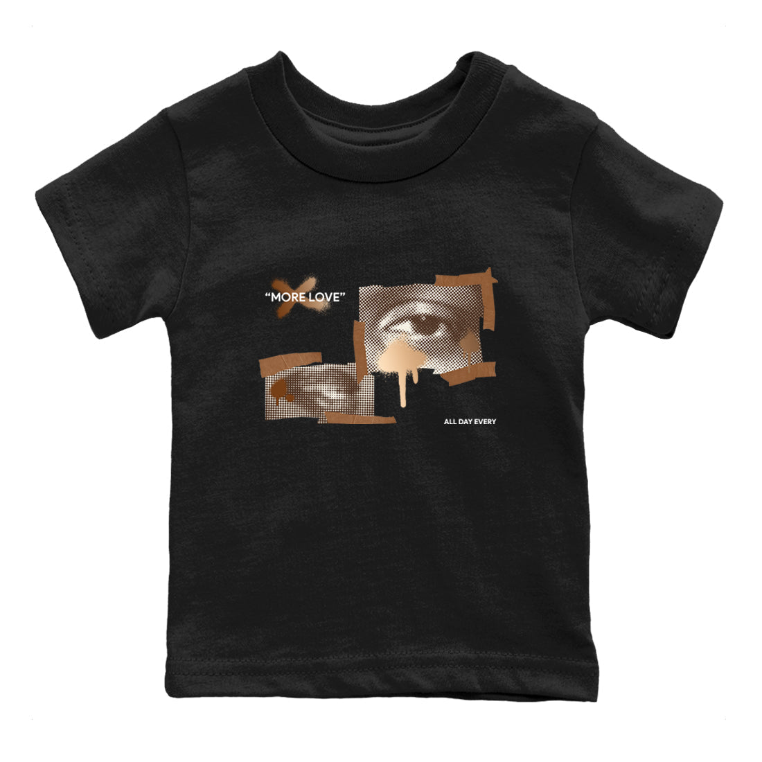 More Love snkmatch Tees Kids - Air Jordan 5 Golden Ticket