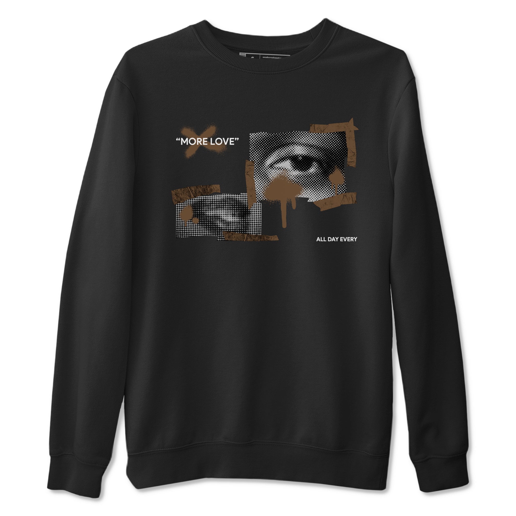 More Love snkmatch Tees - Jordan Jumpman Jack Travis Scott Dark Mocha