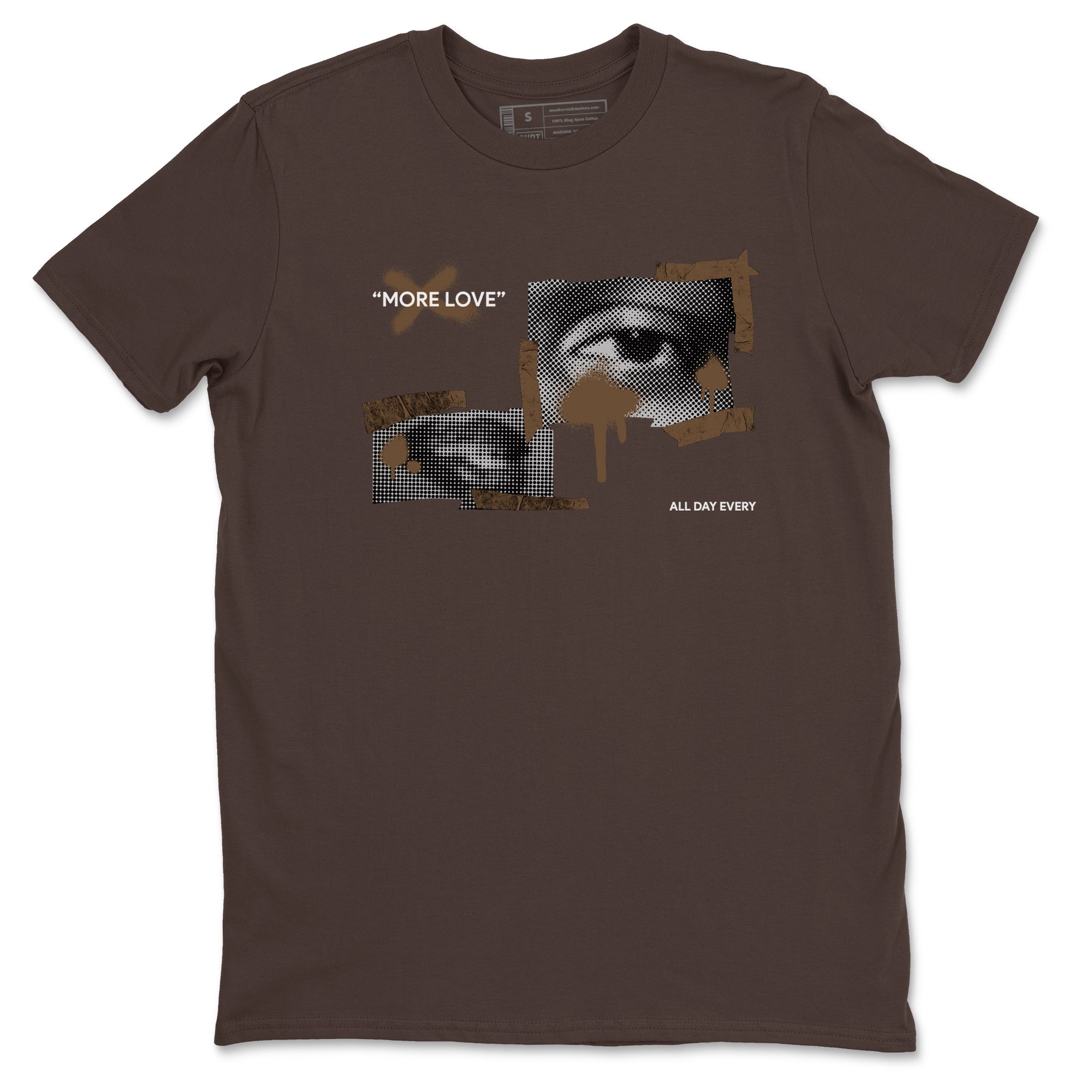 More Love snkmatch Tees - Jordan Jumpman Jack Travis Scott Dark Mocha