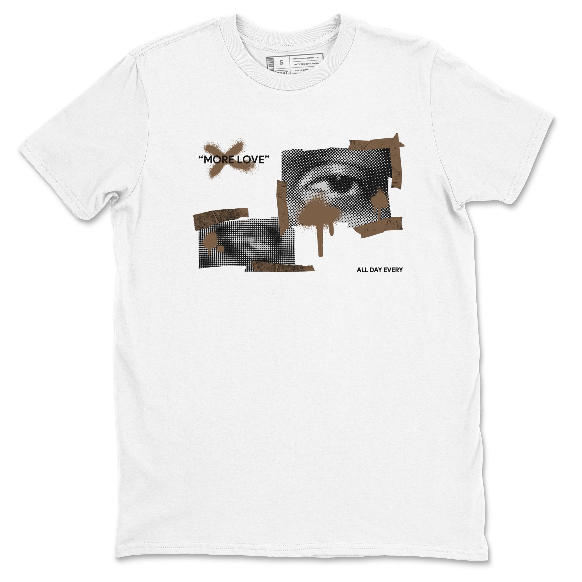 More Love snkmatch Tees - Jordan Jumpman Jack Travis Scott Dark Mocha
