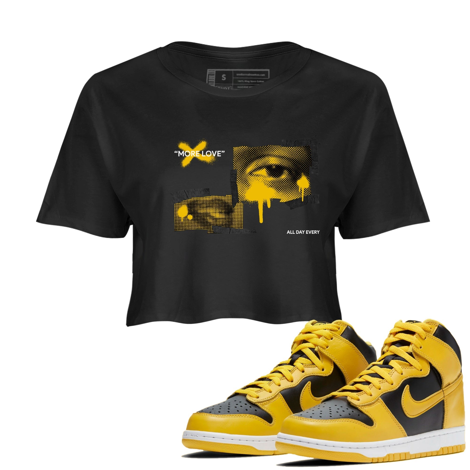 More Love snkmatch Women's Top - Dunk High Pollen