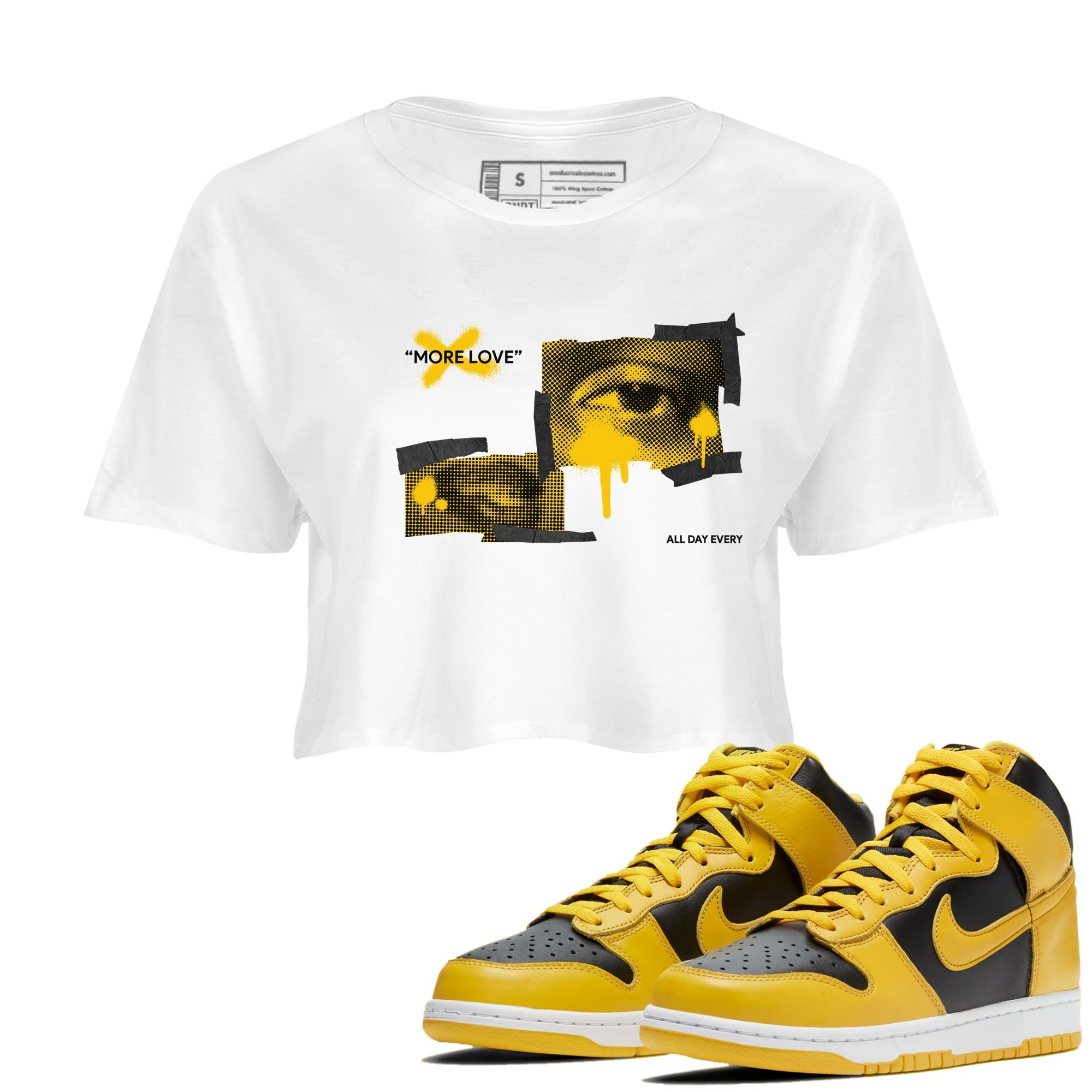 More Love snkmatch Women's Top - Dunk High Pollen