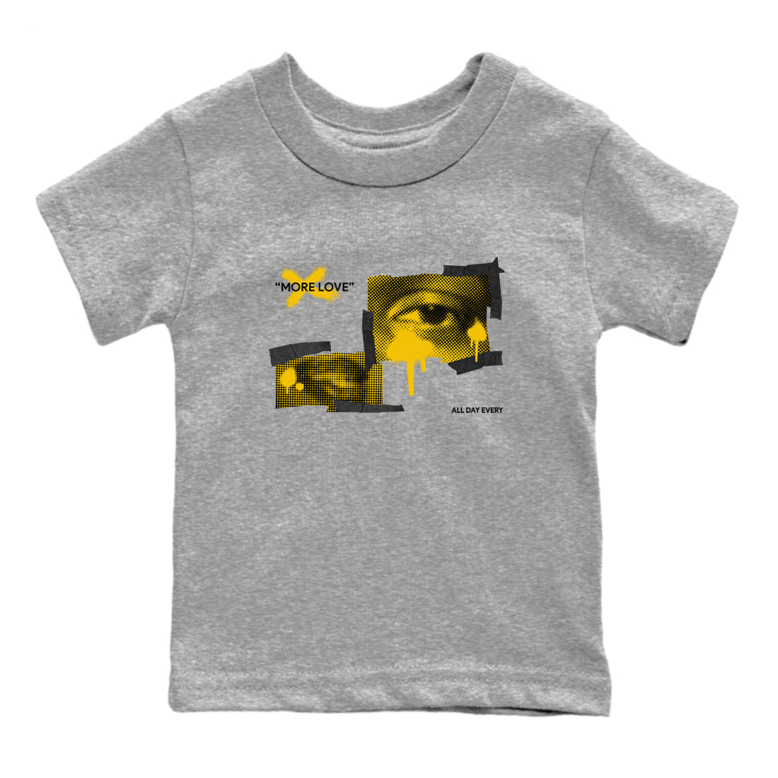 More Love snkmatch Tees Kids - Dunk High Pollen