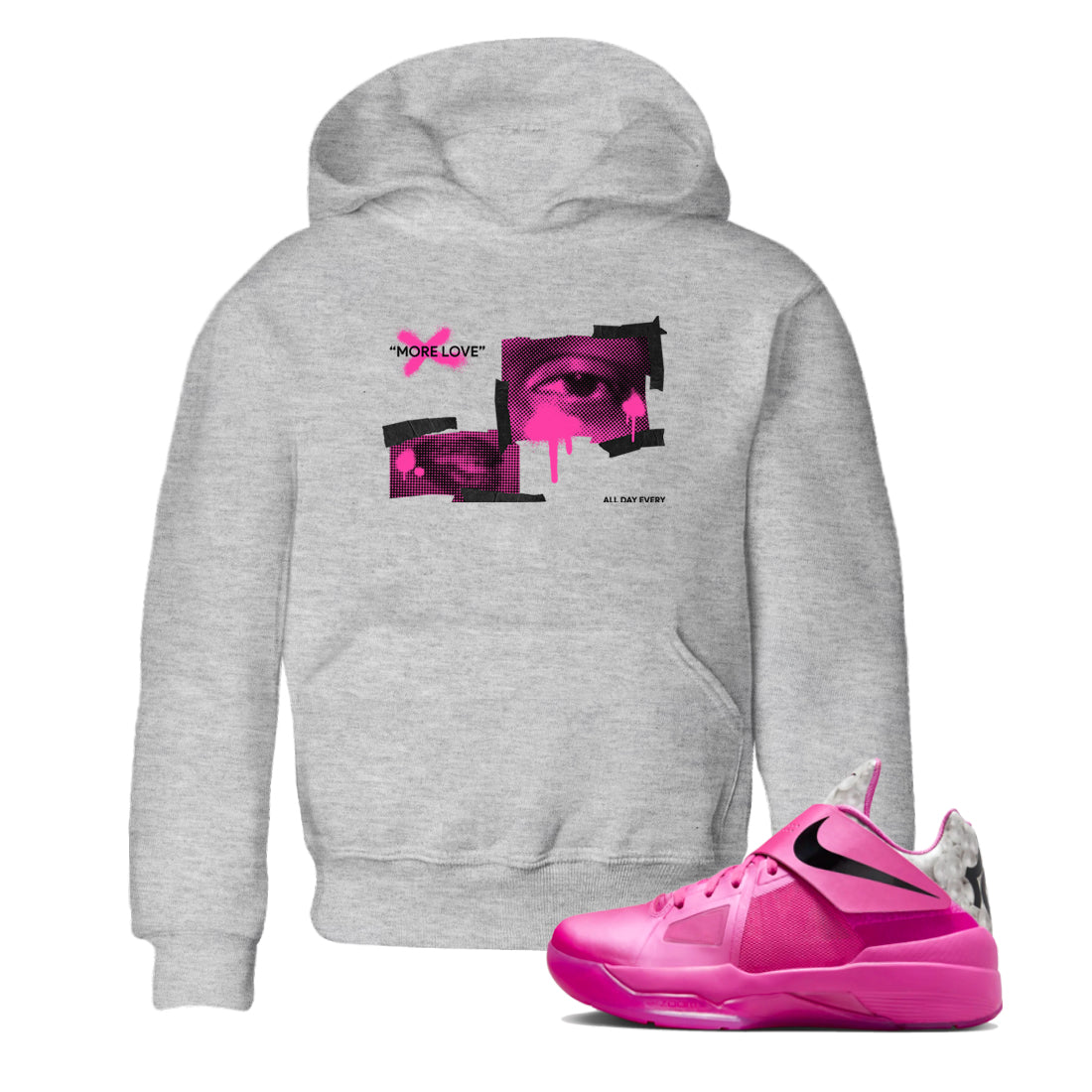 More Love snkmatch Tees Kids - KD 4 Aunt Pearl