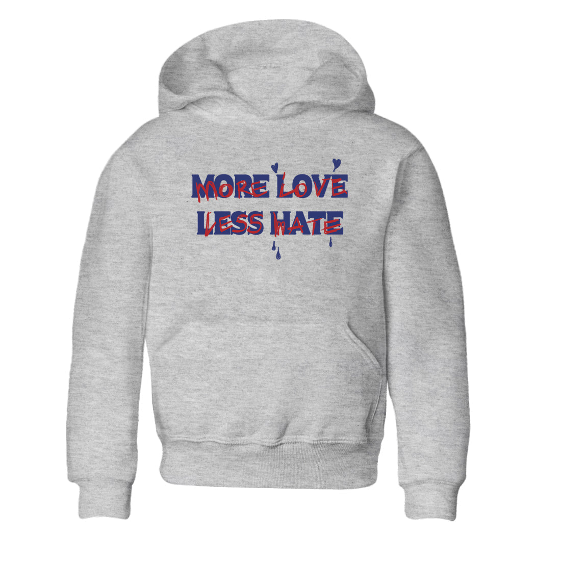More Love Less Hate snkmatch Tees Kids - Air Jordan 1 Rare Air