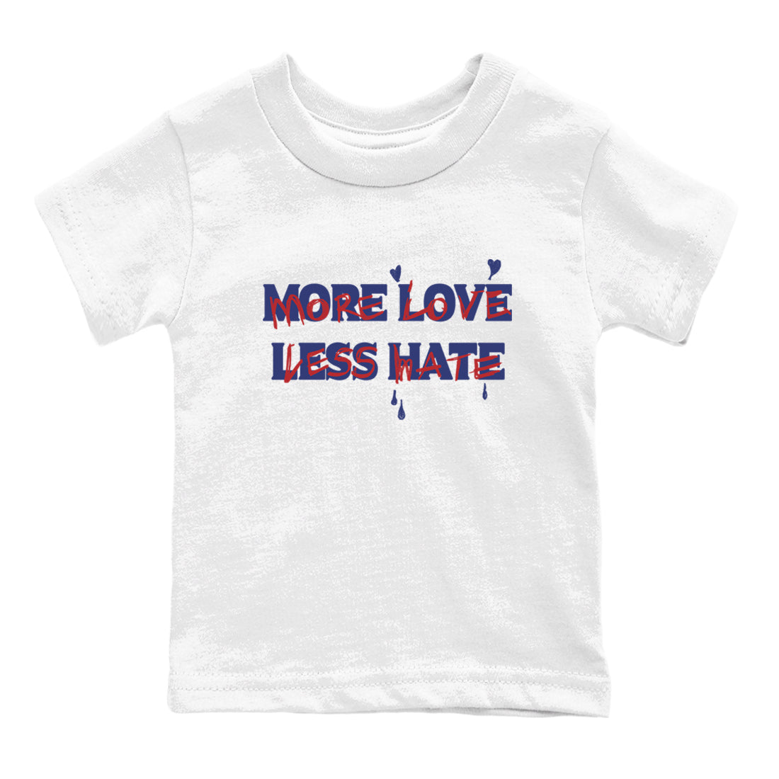 More Love Less Hate snkmatch Tees Kids - Air Jordan 1 Rare Air