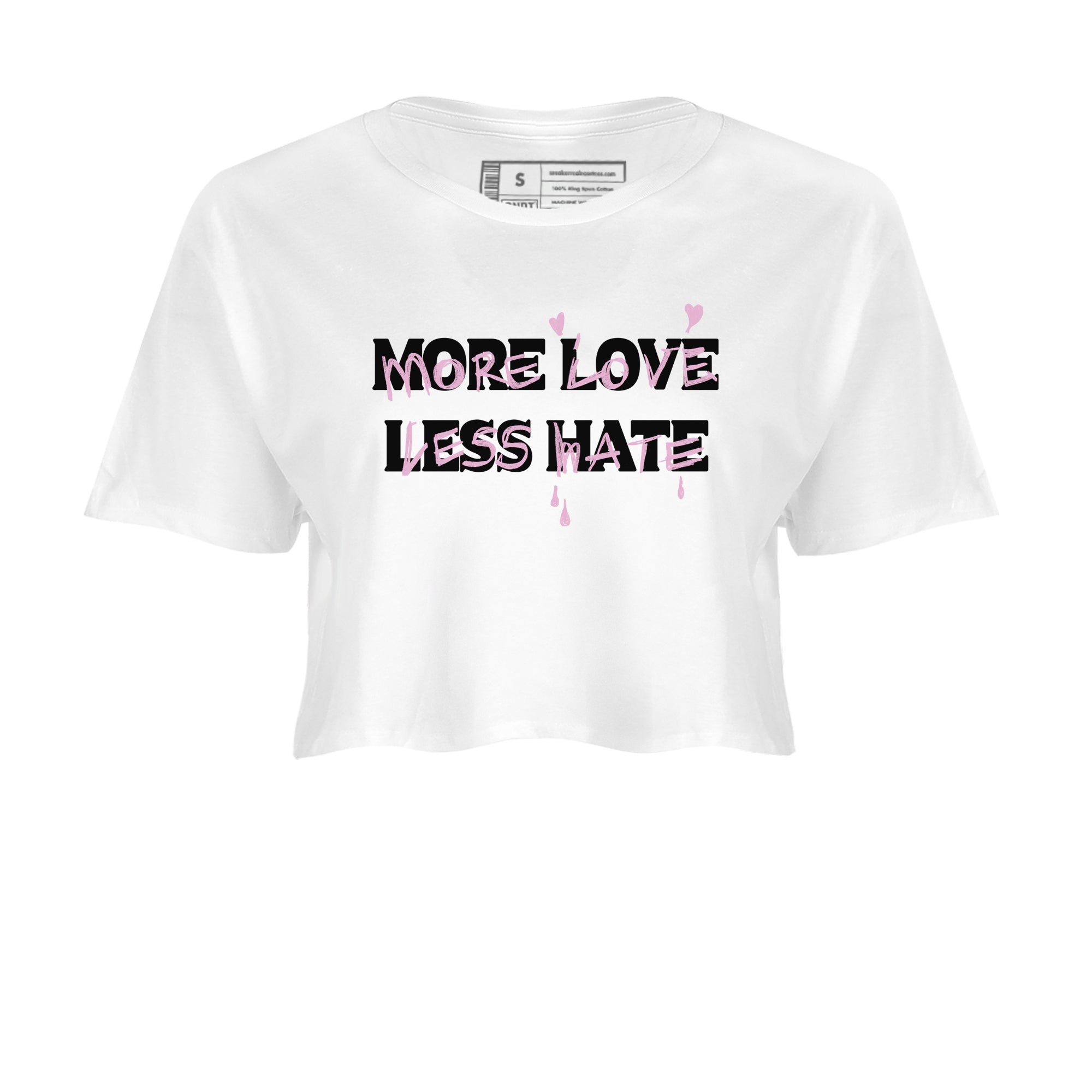 More Love Less Hate snkmatch Women's Top - Air Jordan 4 Orchid