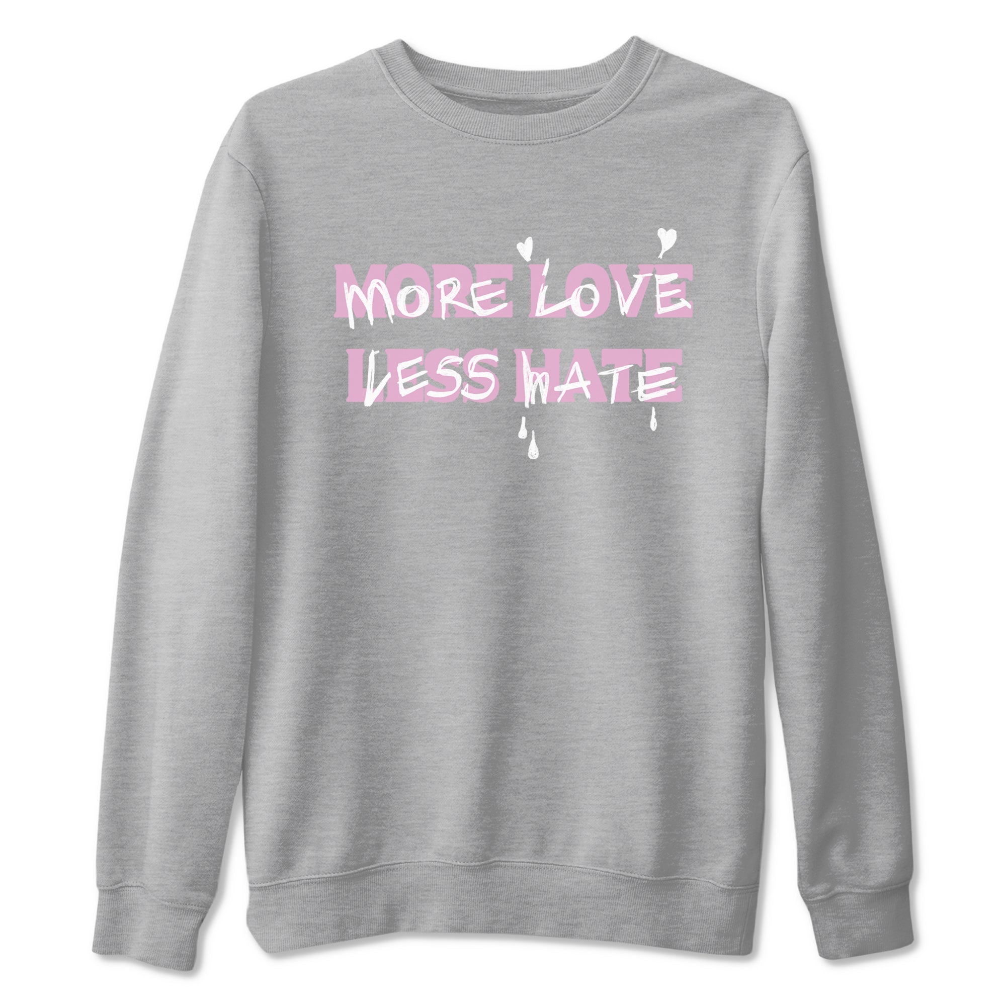 More Love Less Hate snkmatch Tees - Air Jordan 4 Orchid