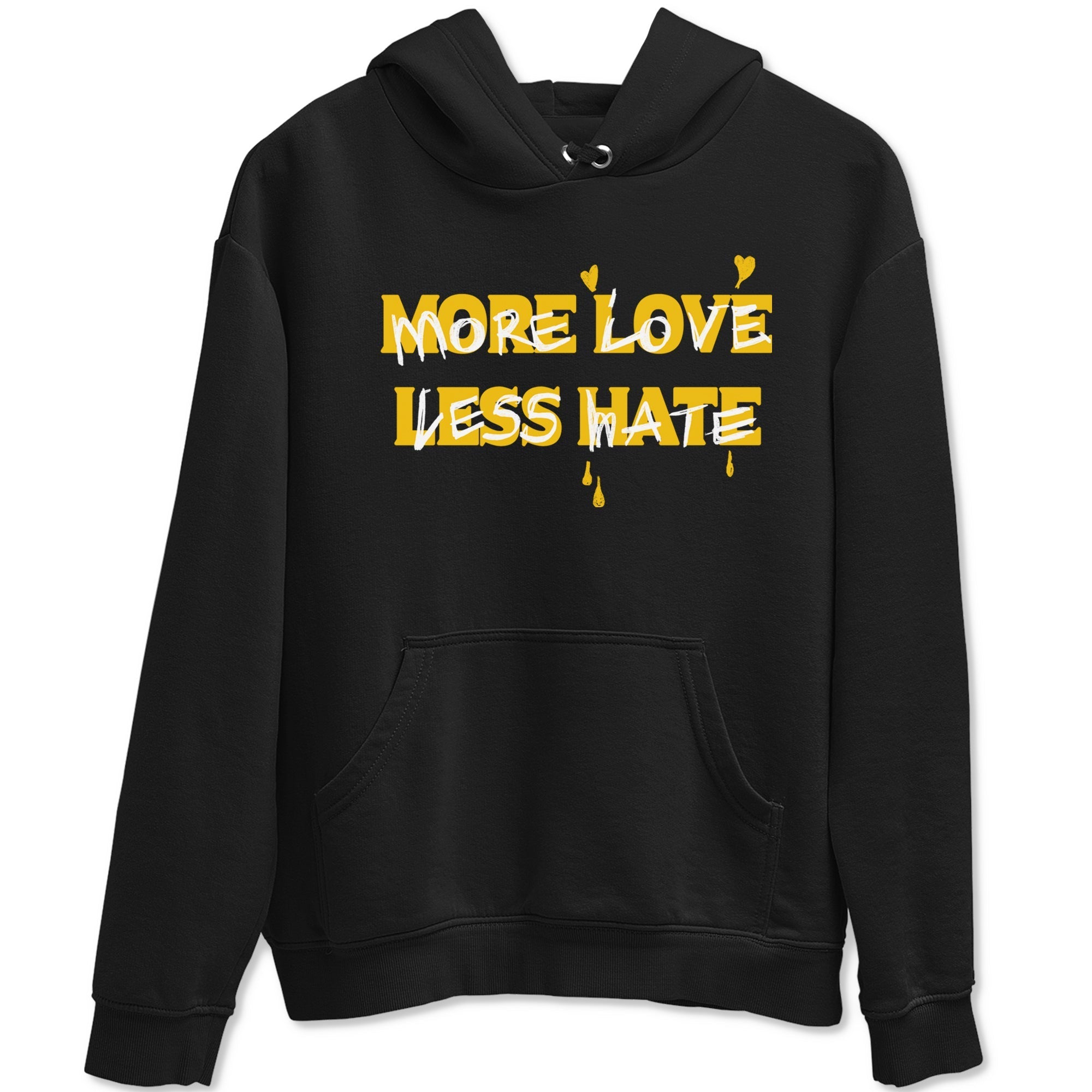 More Love Less Hate snkmatch Tees - Dunk High Pollen