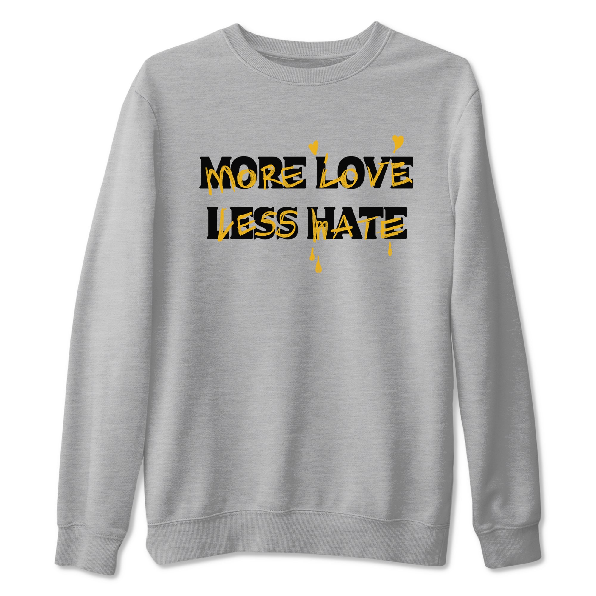 More Love Less Hate snkmatch Tees - Dunk High Pollen