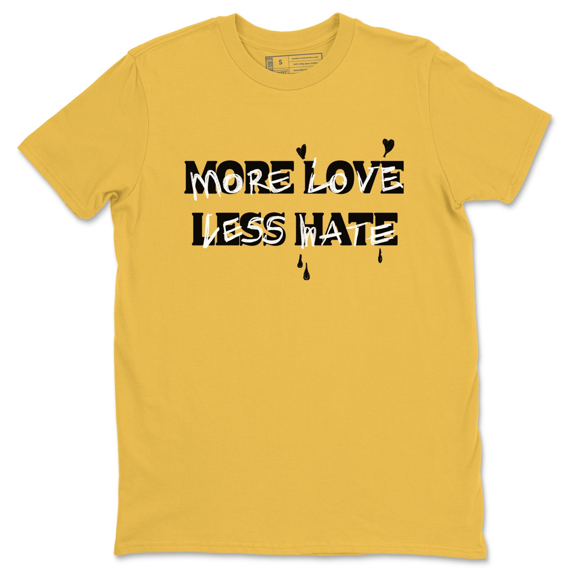 More Love Less Hate snkmatch Tees - Dunk High Pollen