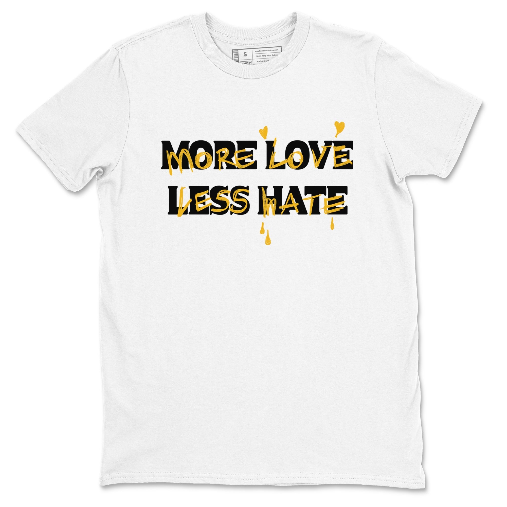More Love Less Hate snkmatch Tees - Dunk High Pollen