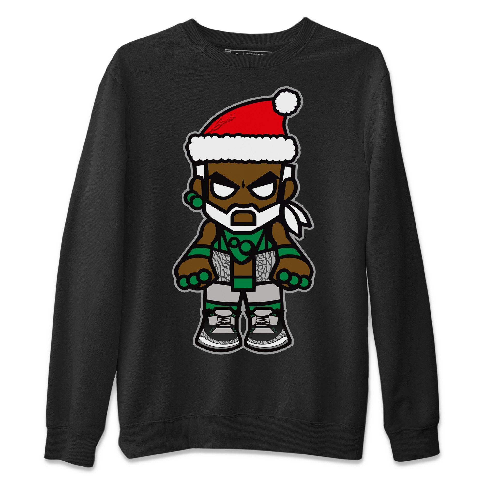 Mr Santa Unisex Tops - Air Jordan 3 Pine Green