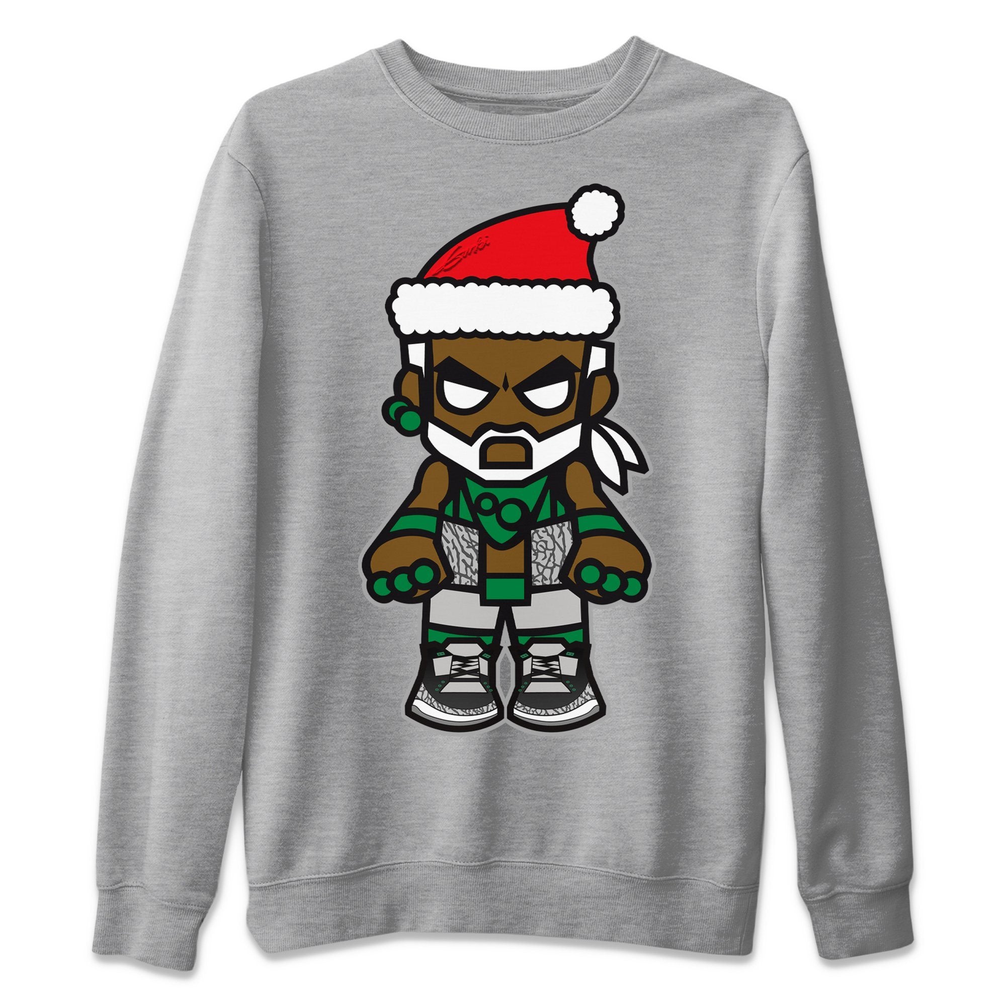 Mr Santa Unisex Tops - Air Jordan 3 Pine Green