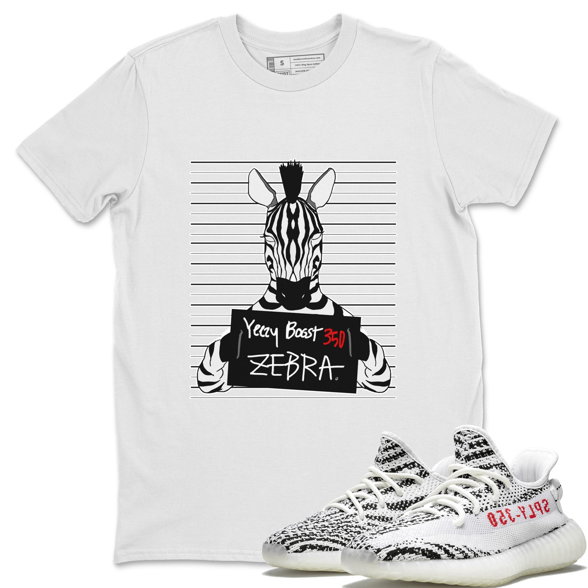 Mugshot Unisex Tops - Yeezy 350 Zebra