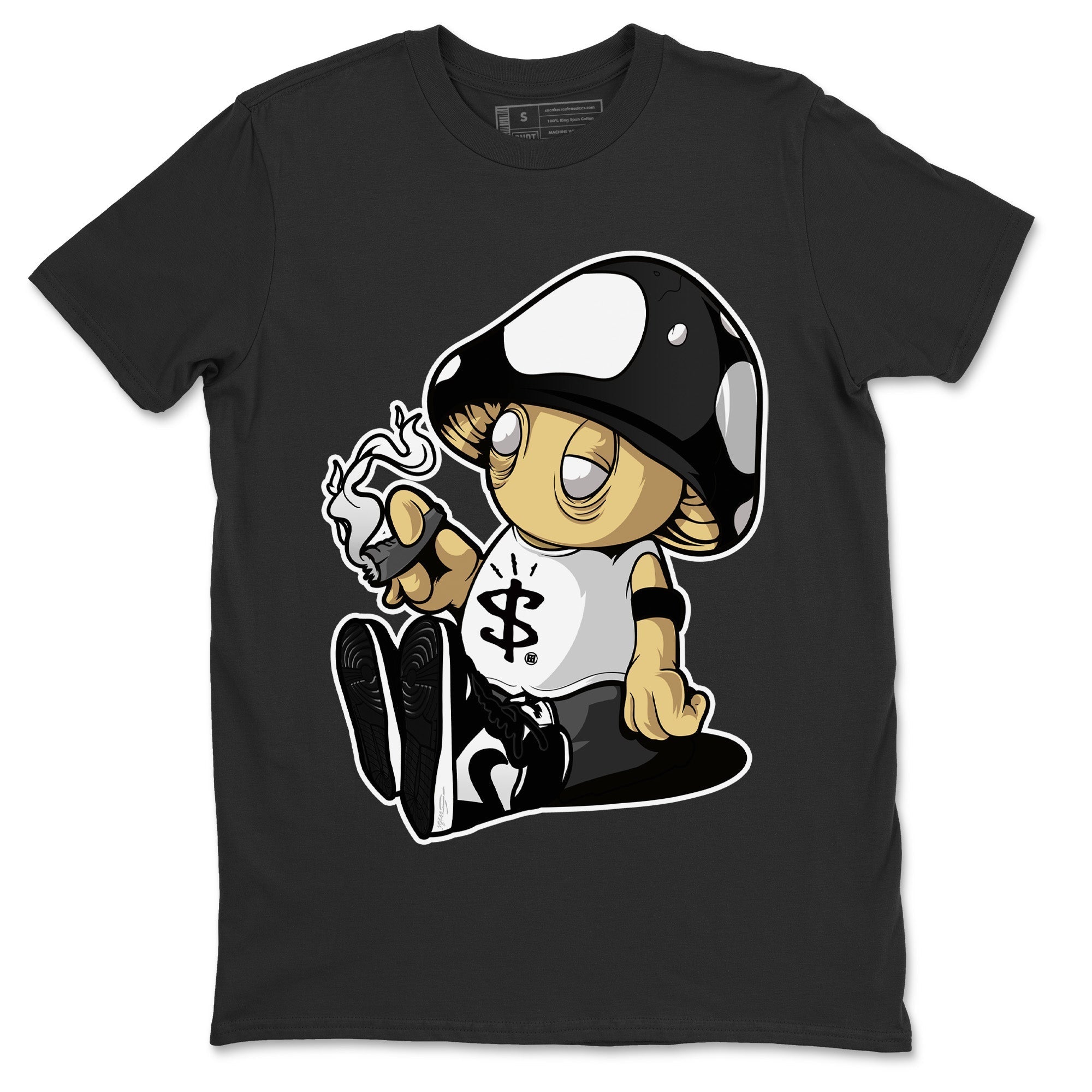 Mushrooms Unisex Tops - Air Jordan 1 Black White