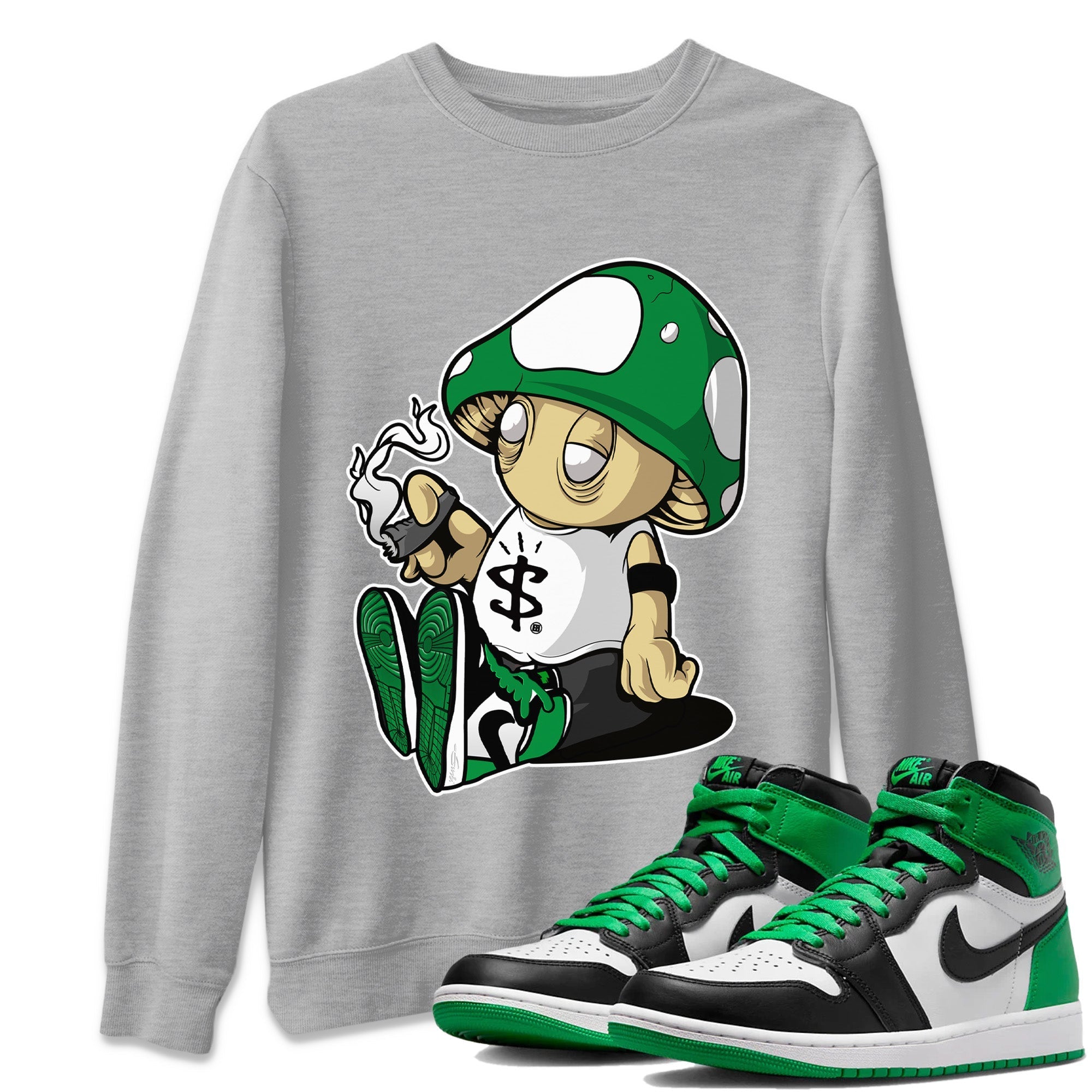 Mushrooms Unisex Tops - Air Jordan 1 Celtics