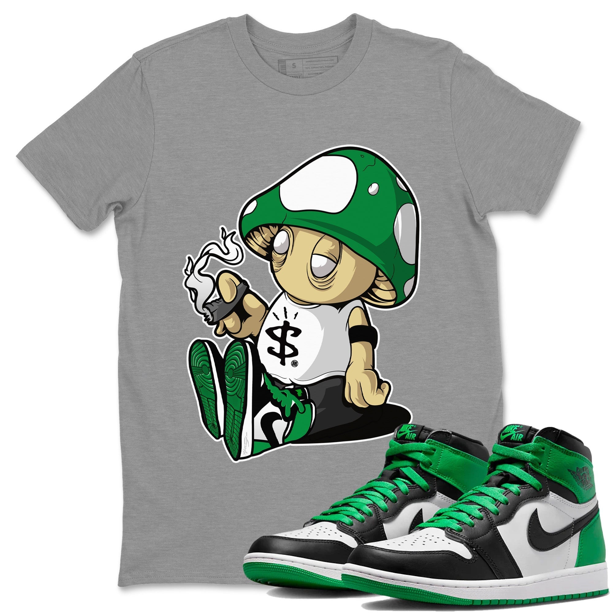 Mushrooms Unisex Tops - Air Jordan 1 Celtics