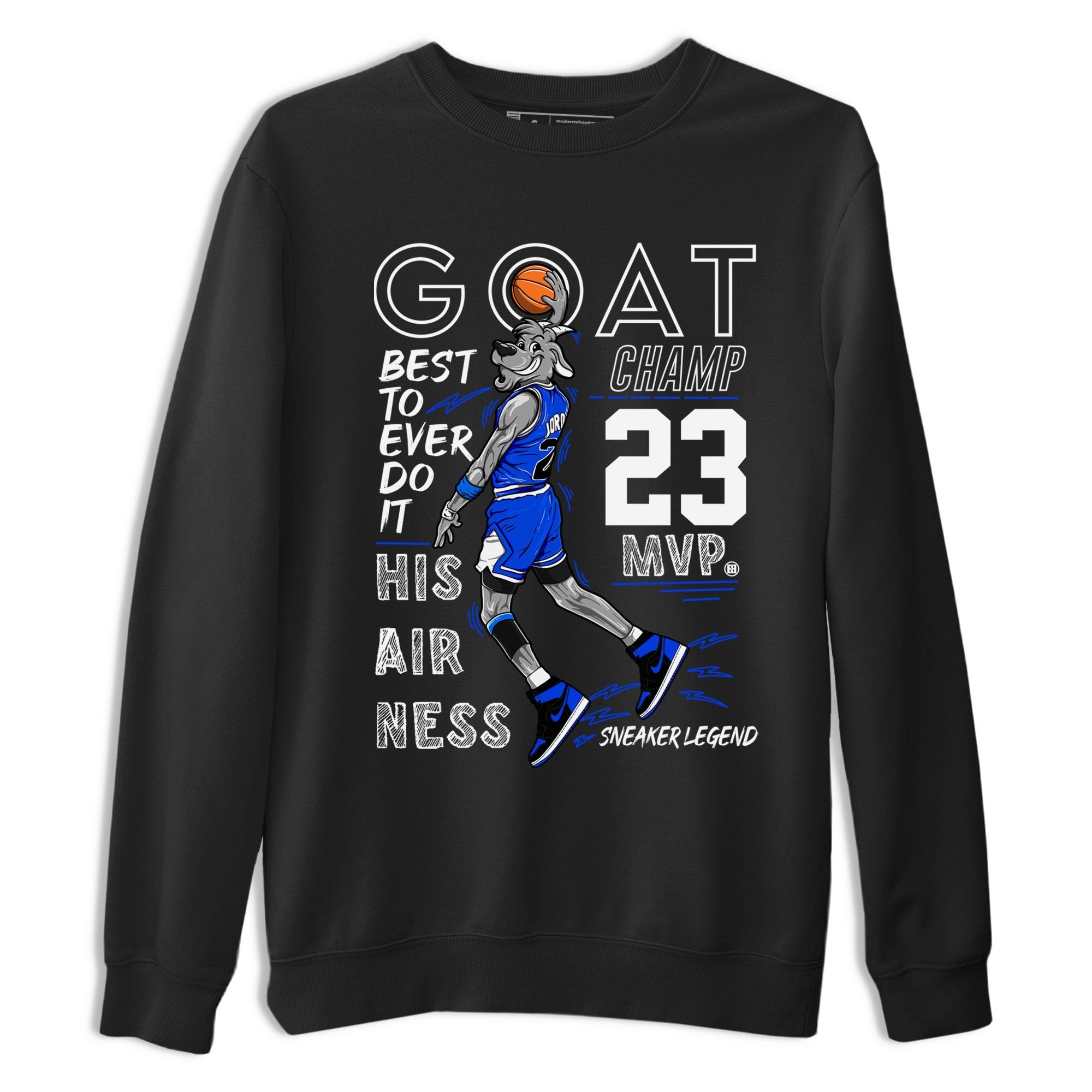MVP Goat snkmatch Tee - Air Jordan 1 Royal Reimagined